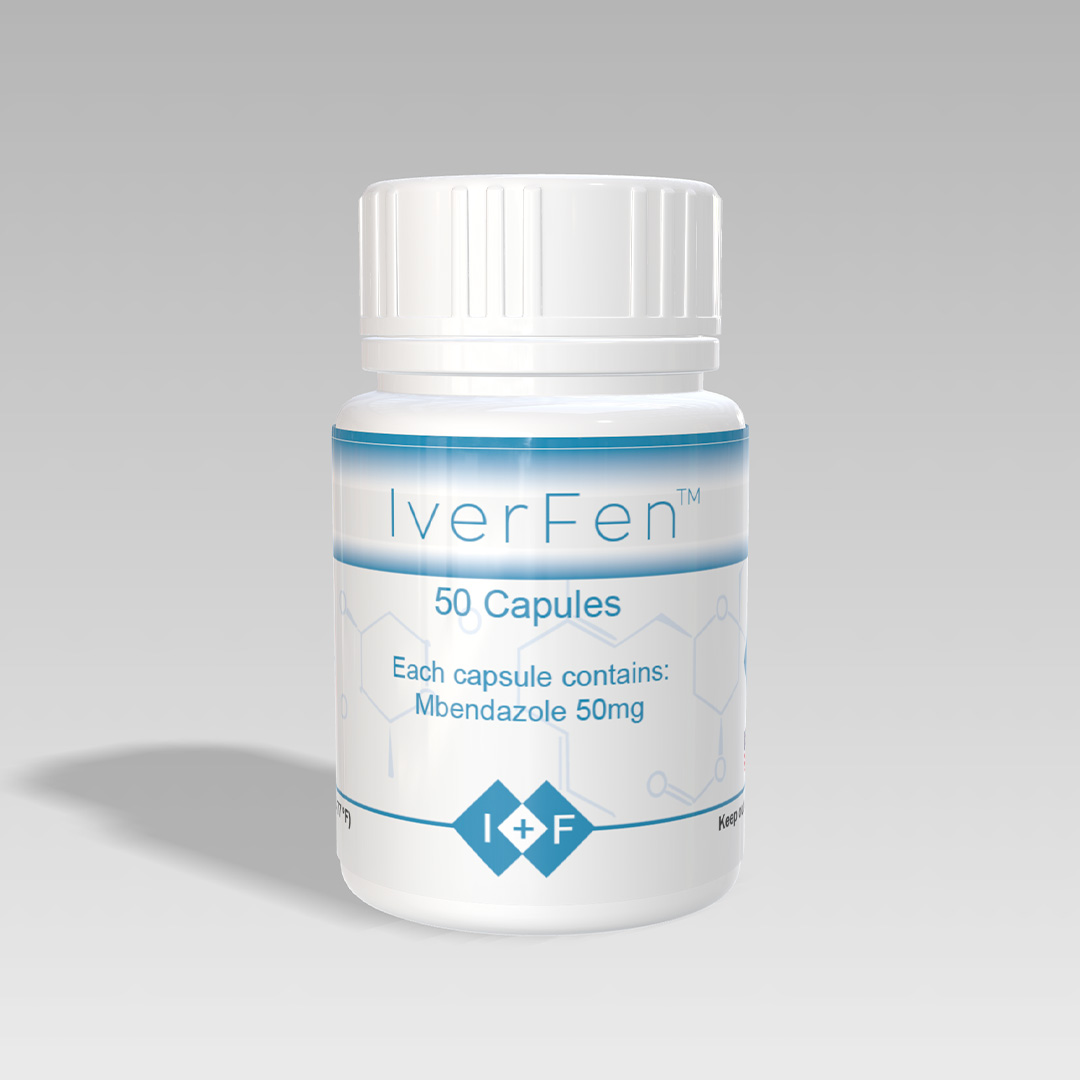 IverFen Mbendazole 50mg 50Count
